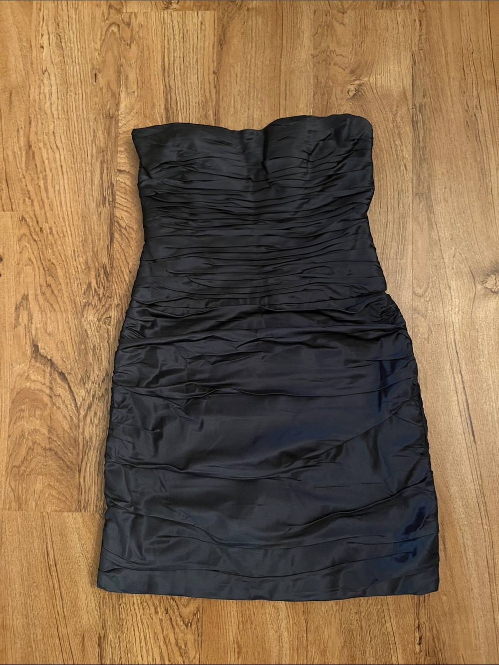 Rickie Freeman for Teri Jon 100% Silk Strapless Dress
